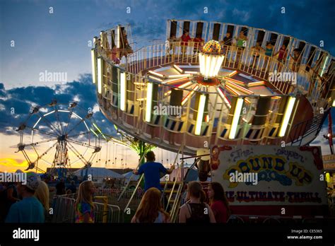 Fun Fair Rides Hi Res Stock Photography And Images Alamy