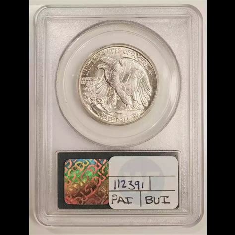 1941 D Walking Liberty Half Dollar PCGS MS 65 OGH Old Green Holder