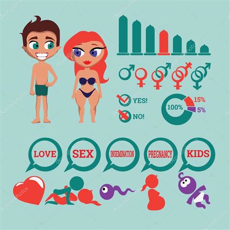 Infographic Elements Sex And Love — Stock Vector © Vadim Design 64608623