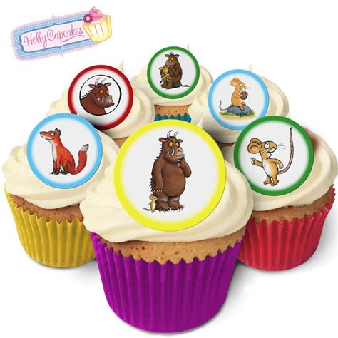 Buy 24 Fabulous Pre Cut Edible Wafer Cake Toppers The Gruffalo Online