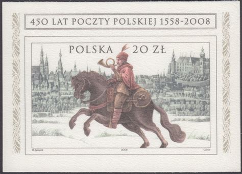 450 Lat Poczty Polskiej 1558 2008 Blok 149 Katalog Polskich