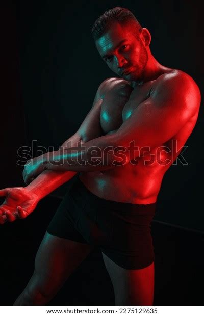 Man Bodybuilder Posing Muscles Nude Fitness Stock Photo 2275129635 Shutterstock