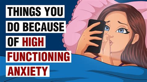 12 Things High Functioning Anxiety Makes You Do Youtube