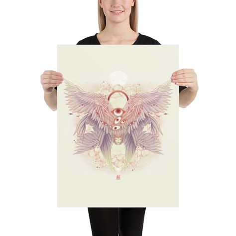 Biblically Accurate Angel Seraph Matte Art Print Poster Cellsdividing