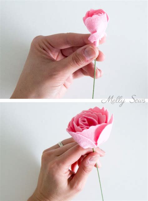 How To Make A Felt Peony Melly Sews