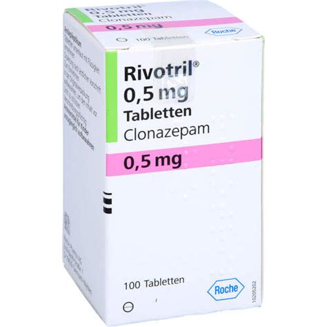 RIVOTRIL 0 5MG 100 St Kaufen Preisvergleich