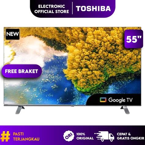 Promo TOSHIBA 55C350LP C350L Led Smart Google TV 55 Inch 4K HDR Dolby