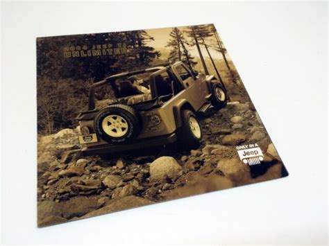 2004 Jeep Tj Unlimited Wrangler Preview Brochure Ebay