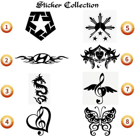 Tribal Sticker Cutout Vinyls Decals For Motorcycle Cars Shopee