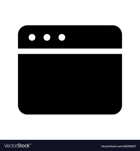 Browser icon Royalty Free Vector Image - VectorStock