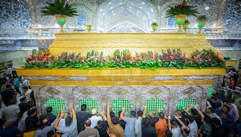 Photos Karbala Imam Hussains As Holy Shrine Decorated With