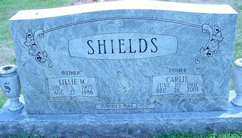 Lillie Martin Shields 1903 1986 Find A Grave Gedenkplek