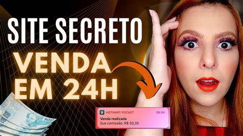 Primeira Venda Em 24h Como Afiliado Sem Aparecer Site Secreto Youtube