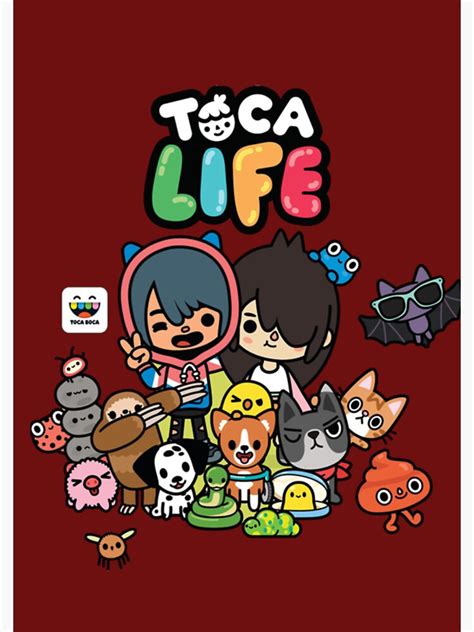 Toca Boca Toca Boca 2021 Toca Life World Spiral Notebook By