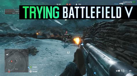 Trying Battlefield V Closed Alpha YouTube