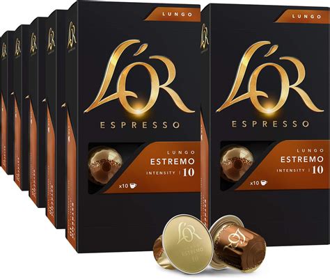 Espresso Capsules 100 Count Estremo Lungo Single Serve Aluminum Coffee Capsules Compatible