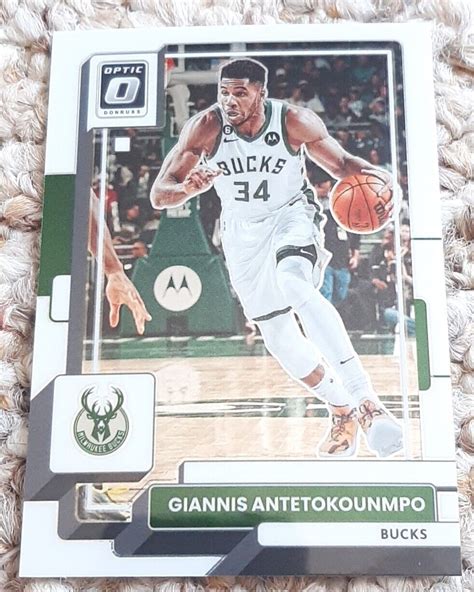 2022 23 Panini Donruss Optic Giannis Antetokounmpo 75 EBay