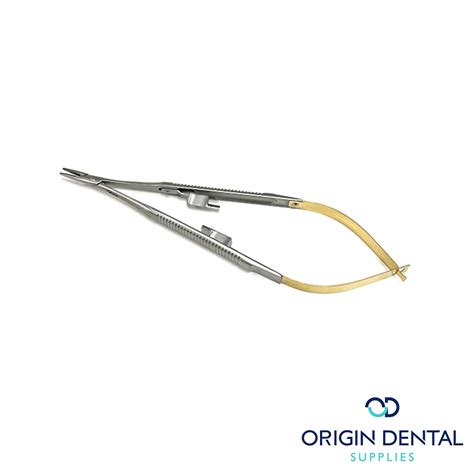 Castroviejo Needle Holder 16cm Micro Straight Origin Dental Supplies