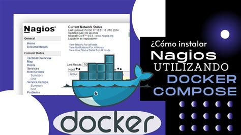 Cómo instalar Nagios usando docker compose YouTube