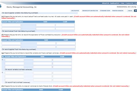 Solved Davis Managerial Accounting E Managerial Acc Chegg