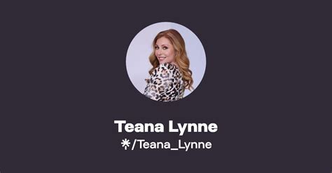 Teana Lynne Instagram Facebook Tiktok Linktree