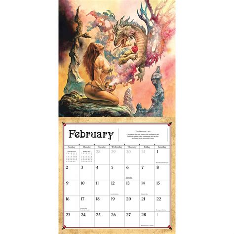 Boris Vallejo Julie Bell S Fantasy Calendar 2025