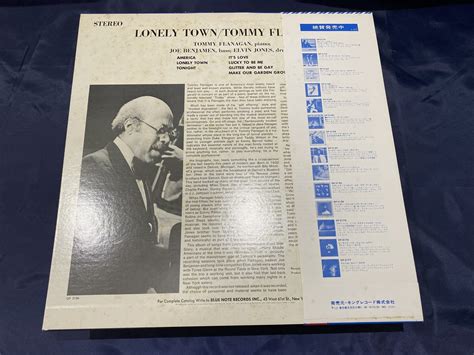 TOMMY FLANAGAN LONELY TOWN BLUE NOTE GP 3186 OBI STEREO JAPAN VINYL LP