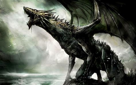 Black Lightning Dragon HD Wallpaper Pxfuel