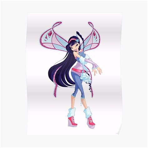 Musa Lovix Winx Club Poster For Sale By Milkyplanet Redbubble