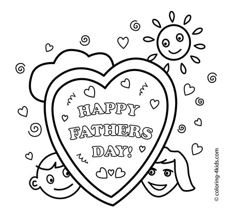 15 Printable Father's Day Coloring Pages - Holiday Vault