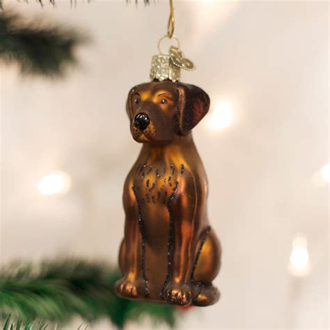 Chocolate Labrador Dog Christmas Ornaments Christmas Dog Chocolate