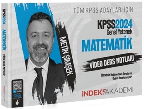 Ndeks Akademi Kpss Matematik Video Ders Notlar Kitap Ler