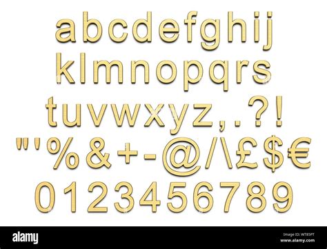 Lower Case Letters Alphabet