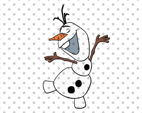 LAYERED Disney SVG Frozen Olaf Svg Frozen Svg Olaf Face Etsy