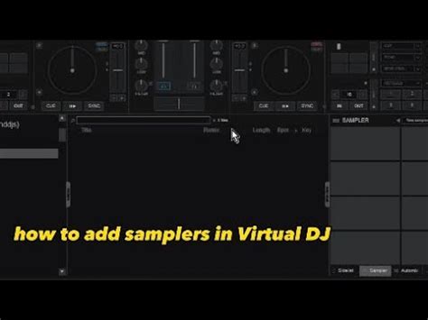 Add Samplers Like A Pro In Virtual Dj Tutorial By Deejay Iconiqq