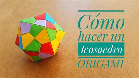 Cómo hacer un ICOSAEDRO en Origami 20 LADOS Origami Modular PASO