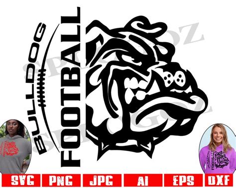 Bulldog Svg Bulldogs Svg Bulldog Football Logo Digital - Etsy ...