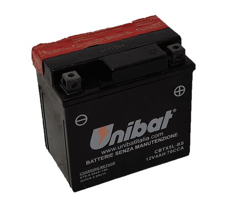 CBTX5LBS Unibat Motorcycle Battery The Battery Guys