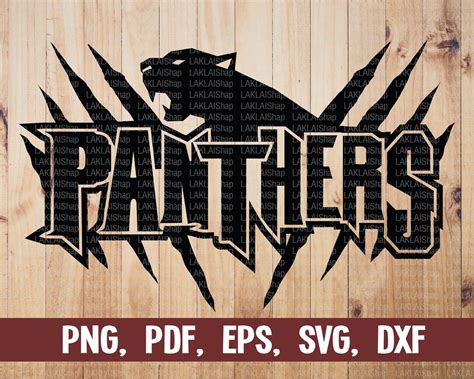 Panther Scratches Svg Panthers Svg School Spirit Shirt Panthers