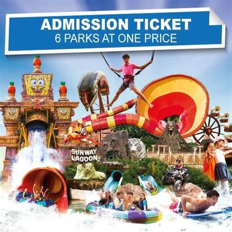 Sunway Lagoon Ticket Tickets Vouchers Local Attractions And