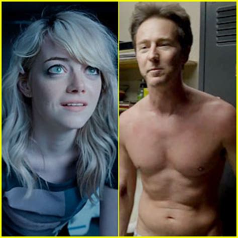 Emma Stone & Shirtless Edward Norton Star in ‘Birdman’ Trailer! | Amy ...