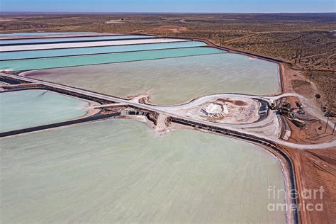 Potash Mine Evaporation Ponds Photograph By Jim Westscience Photo