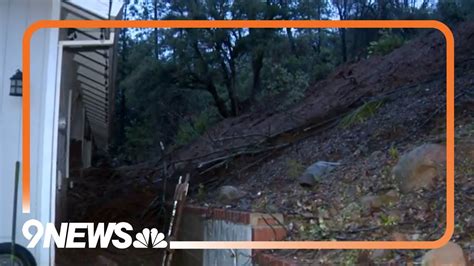 Mudslide Prompts Evacuations Damages California Home Youtube