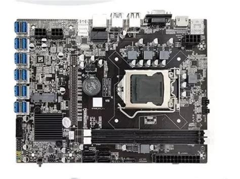 Kit Placa Mae Mineracao B75 12 Gpu Cpu Memória Cooler Frete grátis