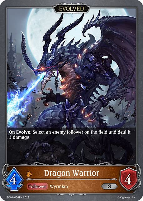 Starter Deck Introduction Wrath Of The Greatwyrm Shadowverse Evolve