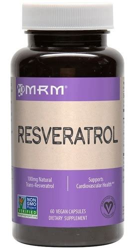 Resveratrol Mrm Trans Resveratrol Mg C Importado Frete Gr Tis