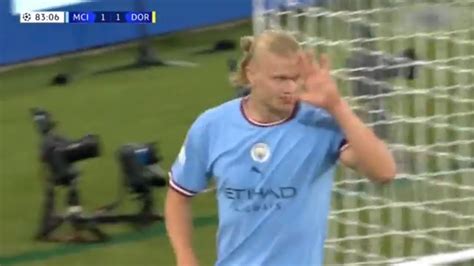 Erling Haaland Doesnt Celebrate After Scoring Vs His Former Club Man