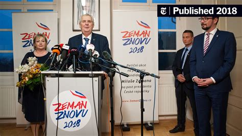 Czech President Faces a Runoff After First Round of Voting - The New ...