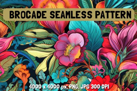 Brocade Seamless Pattern Graphic by DogSassy Designs · Creative Fabrica