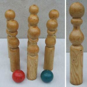 Jeu De Quilles En Bois Jeux Jouet Vintage Ancien En France